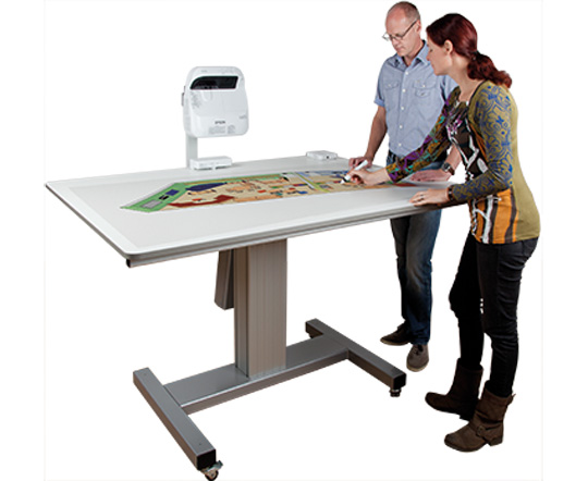 Table mobile pour vidéoprojecteurs interactifs Epson